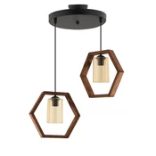 OPVIQ Luster Hexagon Double Dark B Glass
