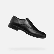 Black Mens Formal Shoes Geox Walk Pleasure - Men