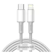 iPhone 14 Pro / 14 Plus / 14 BASEUS kabel za podatke (Type-C na Lightning), 200 cm, BIJELI