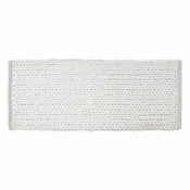 shumee Barvna kopalniška preproga 50x120cm bela