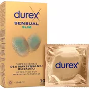 Durex Sensual Slim kondomi 10 kos