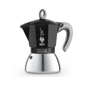 BIALETTI Kafetiera Moka ind. črna - Za 6 skodelic