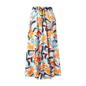 Womens satin midi skirt AOP magicmangoabstract