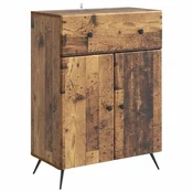 Vidaxl Strani šal s predalom Star les 66 x 34,5 x 90 cm Inženirski les
