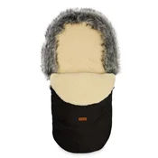 shumee SPALNA VREČA ESKIMO ČRNE OBLIKE / VOLNA 100 X 46