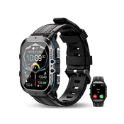 Oukitel BT20 Smart Watch Sport Rugged 350mAh/Heart rate/SpO2/Accelerometer/Crni