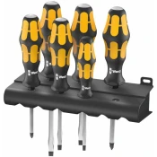 WERA Set ravnih i PH odvijaca 6/1 ojacani