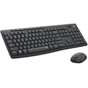 Logitech MK295 Silent Wireless Desktop Graphite YU