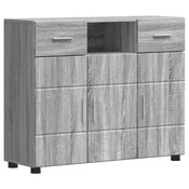 Drveni ormar Siva Sonoma 88,5 x 30,5 x 73 cm Konstruirano drvo
