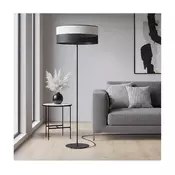 Podna lampa KARBON 1xE27/15W/230V crna/siva