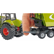 SIKU traktor Claas Axion + utovarivac