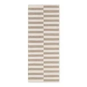 Bel/siv obojestranski/ročno tkan volnen tekač 80x200 cm Vika – Hanse Home