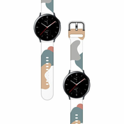 Hurtel Strap Camo Band za Samsung Galaxy Watch 42 mm, zapestnica s maskirnim paščkom iz silikonskega paščka (2)