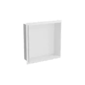 Mexen X-Wall-NR nišna polica brez obroba 30 x 30 cm, bela - 1921303010