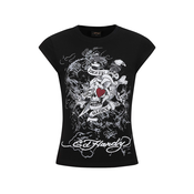 Ed Hardy Majica črna/bela