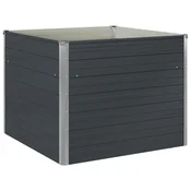 Vidaxl Dvignjeno Vrtno Korito 100x100x77 cm Pocinkano Jeklo