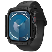 Spigen Rugged Armor, matte black - Apple Watch 2024 42mm (ACS08585)