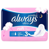 Always Sensitive Ultra Night Higijenski ulošci, 7 komada