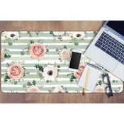 Decormat Namizna podloga Striped roses 120x60 cm