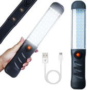 48 LED aku. delavniška ročna delovna svetilka z magnetom USB