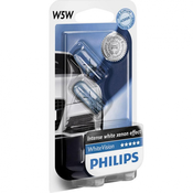 Philips Philips WhiteVision W5W 12 V W2.1x9.5d srebrn,  1 kos