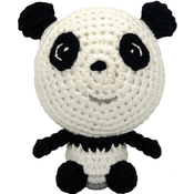 Ručno pletena igračka Wild Planet - Panda, 12 cm