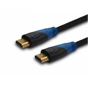 Savio CL-02 HDMI kabel 1,5 m HDMI Tip A (Standard) Crno, Plavo