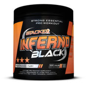 Pre-workout stimulans Inferno Black - Stacker2 300 g tropical touchdown