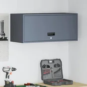 Ormar za zid u garaži Antracit 80 x 33 x 35 cm Celik s prahom