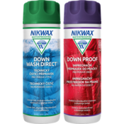 Nikwax 2 kosa kompleta Twin Down Wash.Direct/Down Proof 300ml