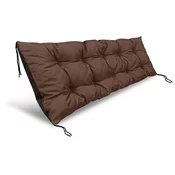 shumee Vrtna blazina 120x40 cm nepremočljiva za paletno klop rjava