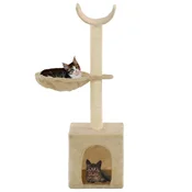 Penjalica za macke sa stupovima za grebanje od sisala 105 cm bež