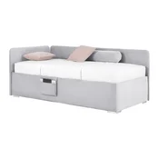 KREVET REMI 90/200 cm , svetlosiva