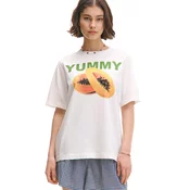 Cropp - Majica s printom - white