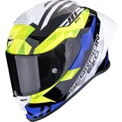 SCORPION Exo-r1 Evo Ii Air Valere Black / Blue / Neon Yellow