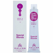 Kallos KJMN boja za kosu nijansa 90.01 Silver Blond (Cream Hair Colour Keratin & Argan Oil 1:2 Special Blonds) 100 ml