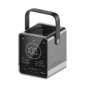 Cuktech Powerbank 300W 40000mAh z brezžičnim polnjenjem 2x USB-C + 2x USB-A - črna