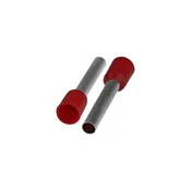 slomart PLASTROL KI/T-1X4/25,5/20 RD izolirana kabelska konica 4mm2, 25,5mm, rdeča, 20 kos.