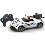 RC policijski avto z lučjo in dimom za daljinsko upravljanje 18 cm - CZ embalaža