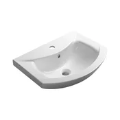 Aqualine - Vgradni umivalnik ZERO 55x44 cm keramika/bela