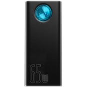 Baseus prenosna baterija PPLG-A01 Amblight PowerBank 30000 mAh Quick Charge / PD 65W z 4x USB + 1x Type C - črn