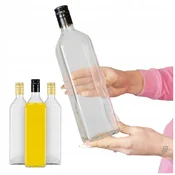 shumee 40x steklenic MARASCA CLEAR 1l za olivno olje, tinkture, kis, sirup, sok 1000ml