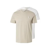 Calvin Klein Jeans Majica  temno siva / bela