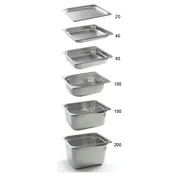 shumee Posoda GN 1/2 Kitchen Line, perforirana, višina 100 mm - Hendi 807330