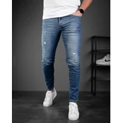 Denistar Muške farmerke 100/2777, Slim fit, Plave