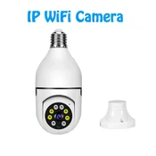 KJB IP kamera Wi-Fi E27 2 MP s sledenjem in dvosmernim zvokom, bela