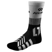 Nogavice za hokej AYCANE Powerlight Mid Skate Socks Black Unisize M