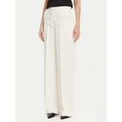 PINKO Hlače iz tkanine Pergamino 100331 A20Q Bela Regular Fit
