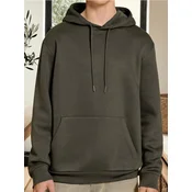 Sinsay - Basic hoodie - žuto zeleno