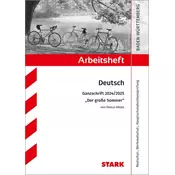 STARK Arbeitsheft - Deutsch - BaWü - Ganzschrift 2024/25 - Arenz: Der große Sommer